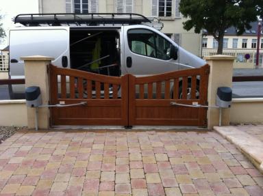 Installation portail motorisé Villers-Bocage